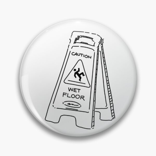 Item preview, Wet Floor Sign Sketch designed and sold by JerickBravo.