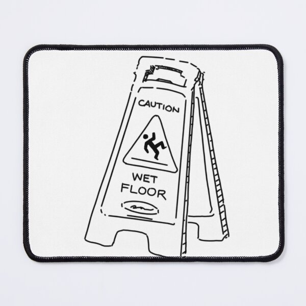 Item preview, Wet Floor Sign Sketch designed and sold by JerickBravo.
