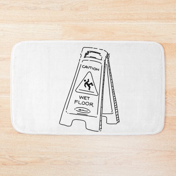Item preview, Wet Floor Sign Sketch designed and sold by JerickBravo.