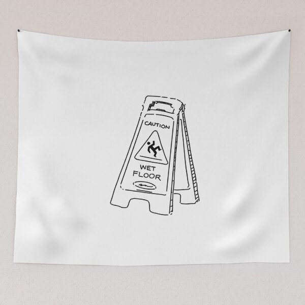 Item preview, Wet Floor Sign Sketch designed and sold by JerickBravo.