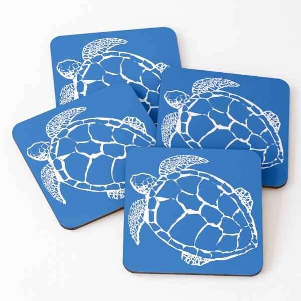 Item preview, Sea Turtle White Outline designed and sold by RedFishyTee.