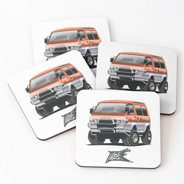 Item preview, mitsubishi delica 2800 orange  designed and sold by NaquashM.