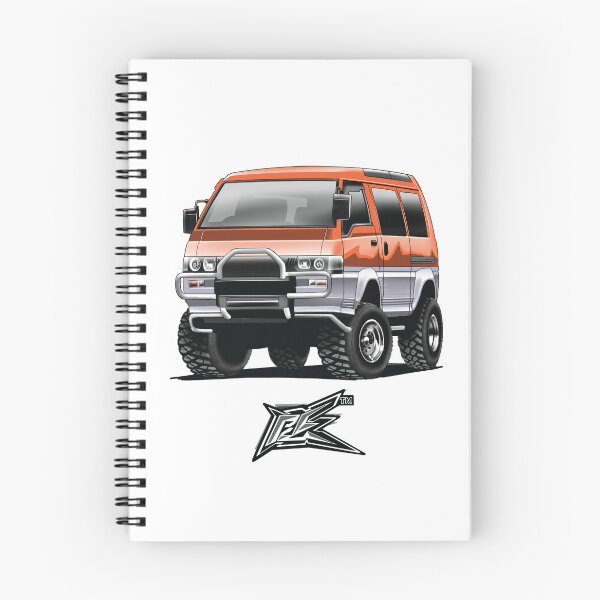 Item preview, mitsubishi delica 2800 orange  designed and sold by NaquashM.
