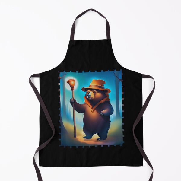 Item preview, teddy bear with a stick designed and sold by ColorfulCreate.