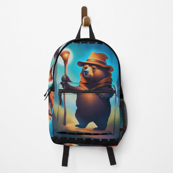 Item preview, teddy bear with a stick designed and sold by ColorfulCreate.
