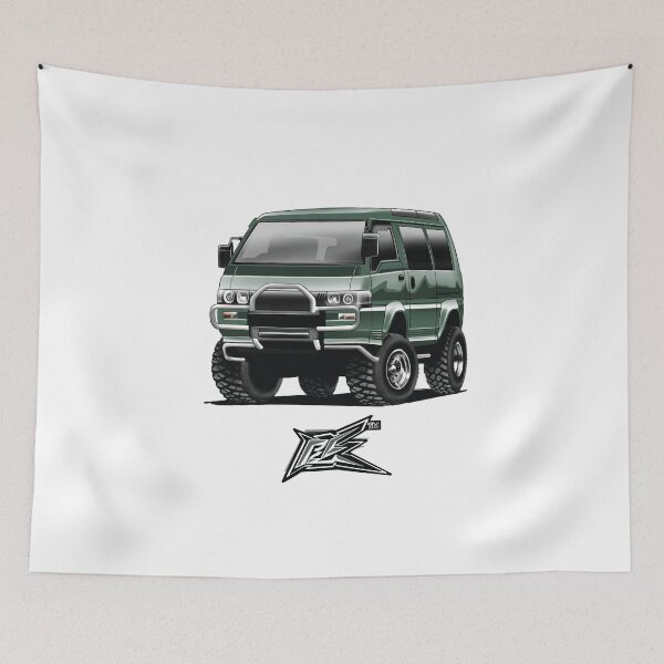 Item preview, mitsubishi delica 2800 4x4 green  designed and sold by NaquashM.