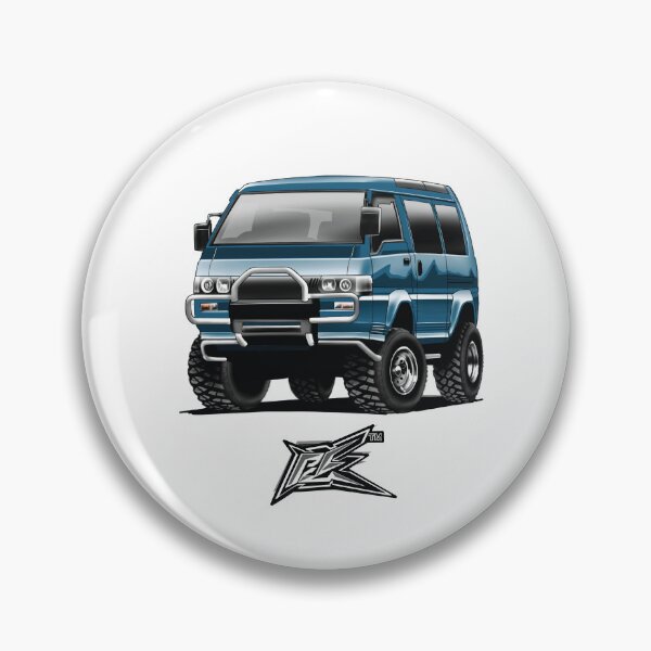 Item preview, mitsubishi delica 2800 4x4 blue  designed and sold by NaquashM.