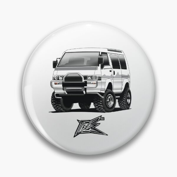 Item preview, mitsubishi delica 2800 4x4 white  designed and sold by NaquashM.