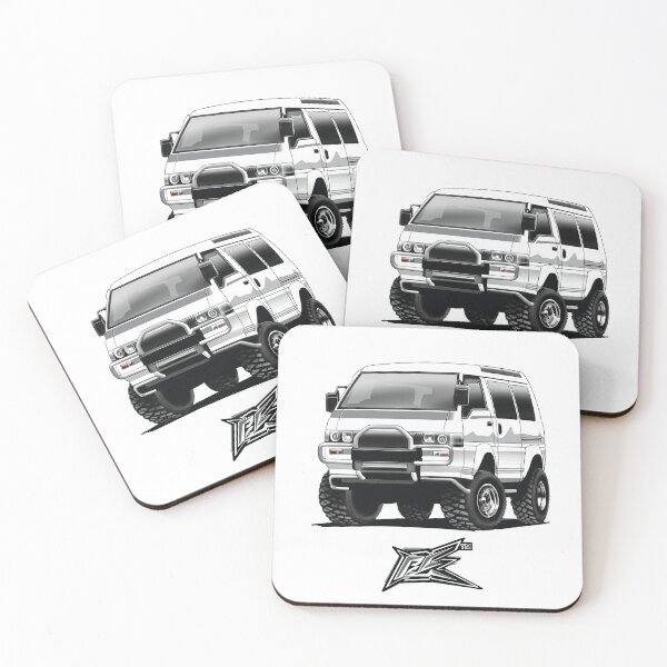 Item preview, mitsubishi delica 2800 4x4 white  designed and sold by NaquashM.