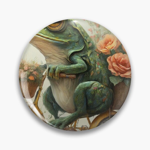 Item preview, Cute Frog - Adorable Style designed and sold by CanvasWhimsy.