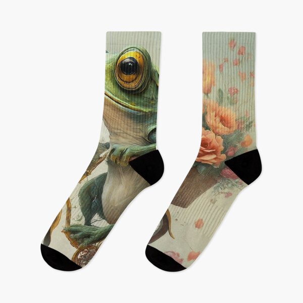 Item preview, Cute Frog - Adorable Style designed and sold by CanvasWhimsy.