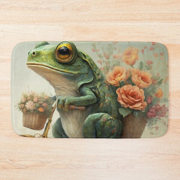 Item preview, Cute Frog - Adorable Style designed and sold by CanvasWhimsy.