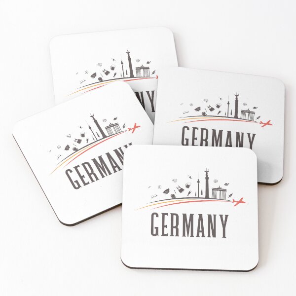 Item preview, Germany Travel Icons , Colorful Cityscape designed and sold by jeshands.