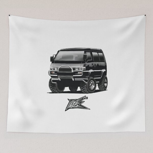 Item preview, mitsubishi delica 2800 4x4 black  designed and sold by NaquashM.