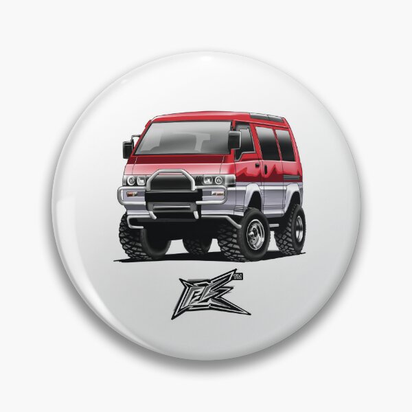 Item preview, mitsubishi delica 2800 4x4 red designed and sold by NaquashM.