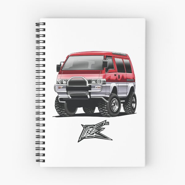 Item preview, mitsubishi delica 2800 4x4 red designed and sold by NaquashM.