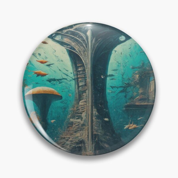 Item preview, Sunken City of the Future designed and sold by BestArtByArvind.