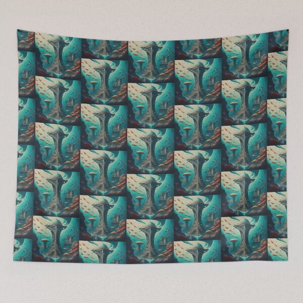 Item preview, Sunken City of the Future designed and sold by BestArtByArvind.