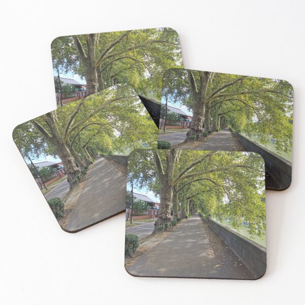 Item preview, Shady Promenade under Planes at a Riverbank designed and sold by Gaboro.