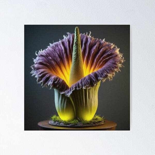 Item preview, Corpse Flower Close-Up designed and sold by BestArtByArvind.