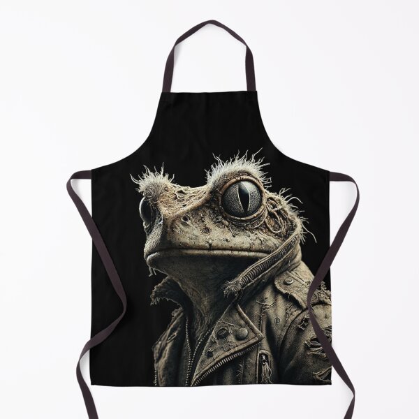 Item preview, Dystopian Frog in Leather Jacket - Futuristic Fantasy designed and sold by Blink Art Studio.