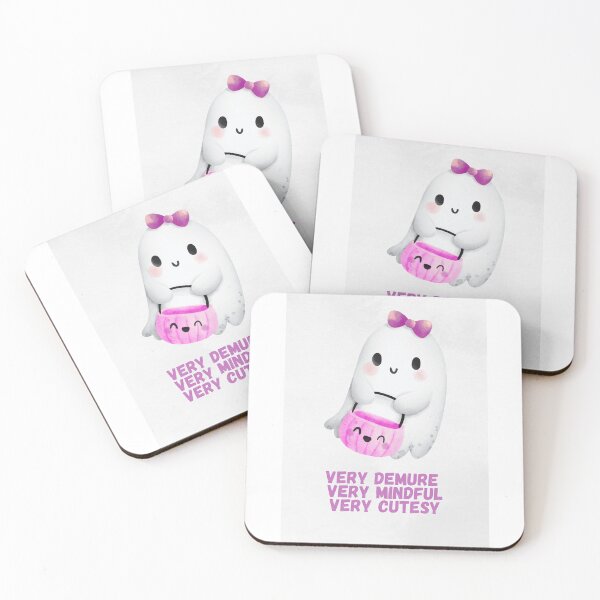 Item preview, A very cute ghost who is demure, cutesy and mindful designed and sold by SoftBlushSarah.