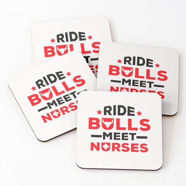 Item preview, Ride Bulls Meet Nurses Funny Bull Rider Rodeo designed and sold by jaygo.