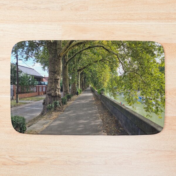 Item preview, Shady Promenade under Planes at a Riverbank designed and sold by Gaboro.