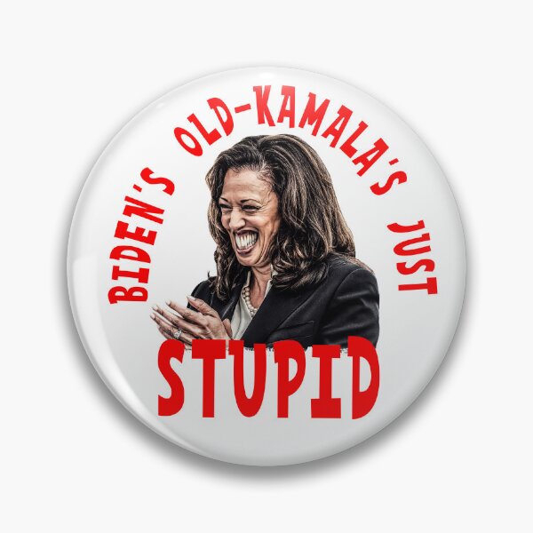 Item preview, BIDEN'S 0LD-KAMALA'S JUST STUPID Cartoon designed and sold by carolina1.