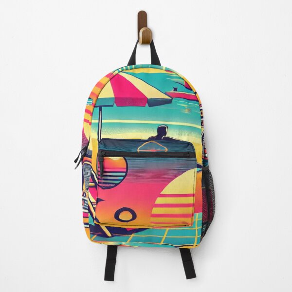 Item preview, Retro 80s Beach Vibes Design designed and sold by Genady.