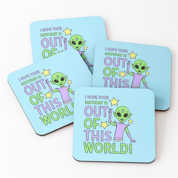 Item preview, I Hope Your Birthday is Out of This World Alien designed and sold by Amanda Kinast.