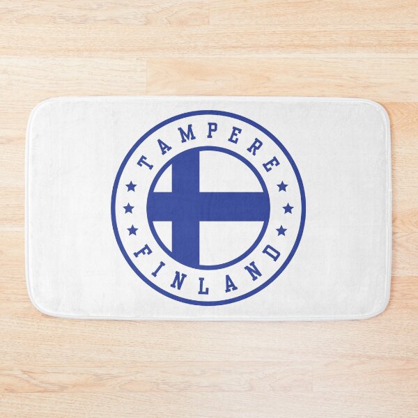 Item preview, Finnish Flag Tampere Finland Circular Emblem designed and sold by jeshands.