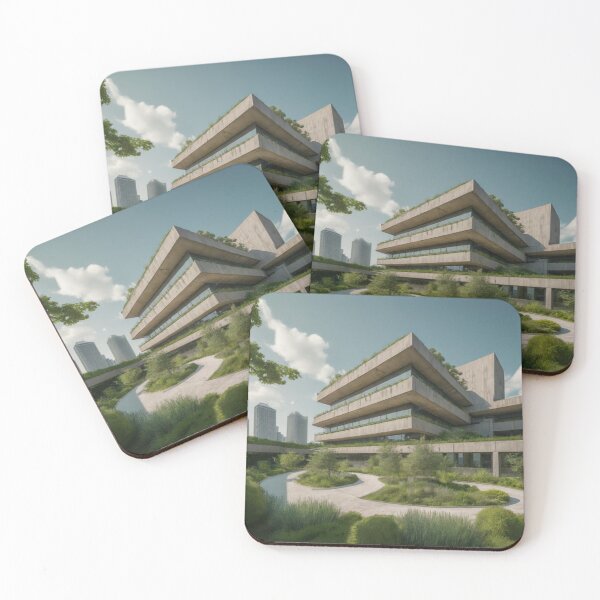 Item preview, Building with a Green Roof designed and sold by BestArtByArvind.