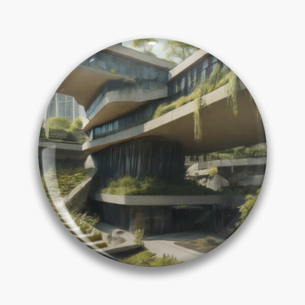 Item preview, Urban Oasis: Building with Green Roof designed and sold by BestArtByArvind.