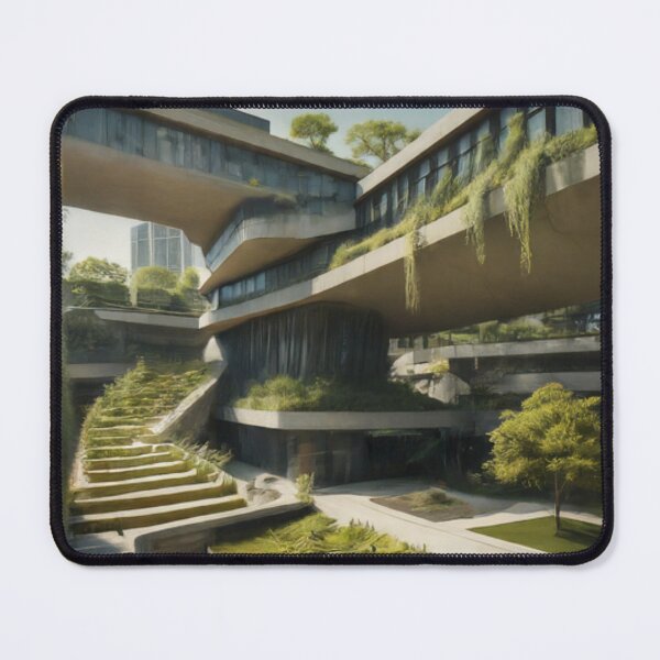 Item preview, Urban Oasis: Building with Green Roof designed and sold by BestArtByArvind.