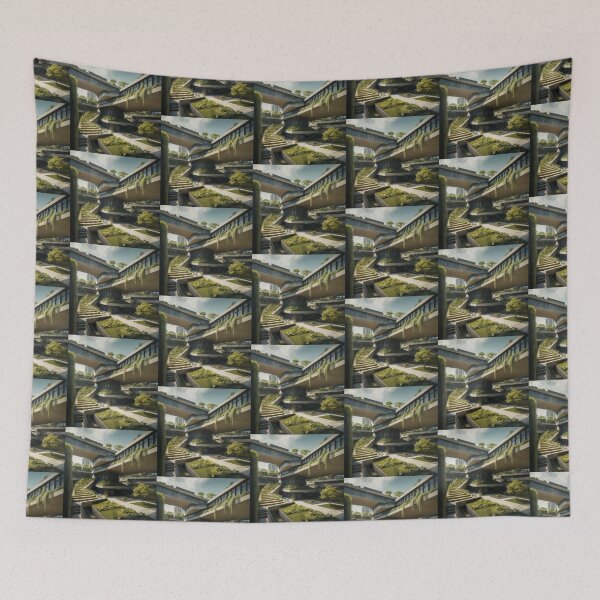 Item preview, Urban Oasis: Building with Green Roof designed and sold by BestArtByArvind.