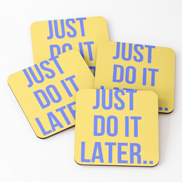 Item preview, Just do it later humor tshirt  designed and sold by Simplehue.