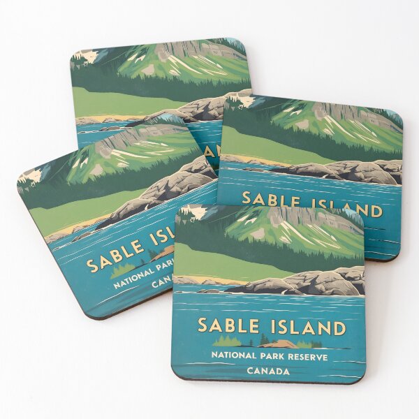 Item preview, Parque Nacional Isla Sable Canadá Viajes antiguos Turismo designed and sold by TravelersGems.