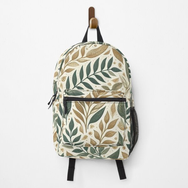 Item preview, Green and Gold Leaf Motifs Seamless Pattern designed and sold by Rui Fernandes.