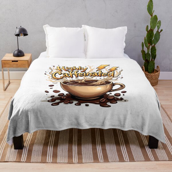 Item preview, Warning: Highly Caffeinated | Fun Coffee Addict Design designed and sold by D3monic.