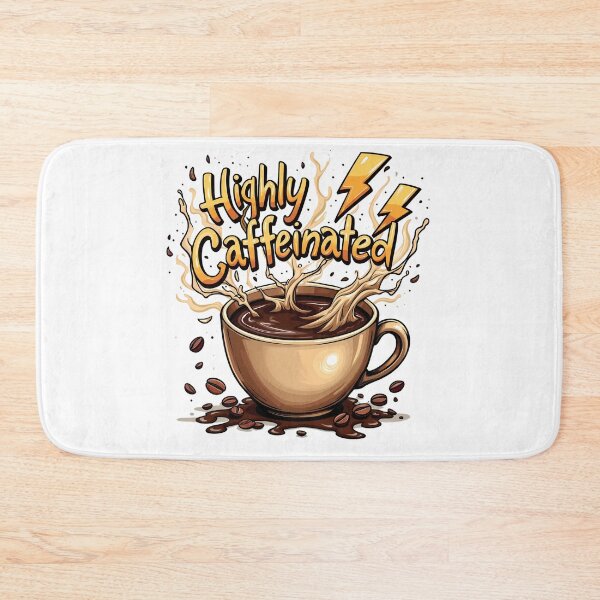 Item preview, Warning: Highly Caffeinated | Fun Coffee Addict Design designed and sold by D3monic.