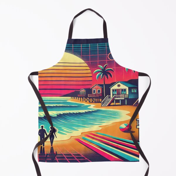 Item preview, Retro 80s Romantic Beach Walk Design designed and sold by Genady.