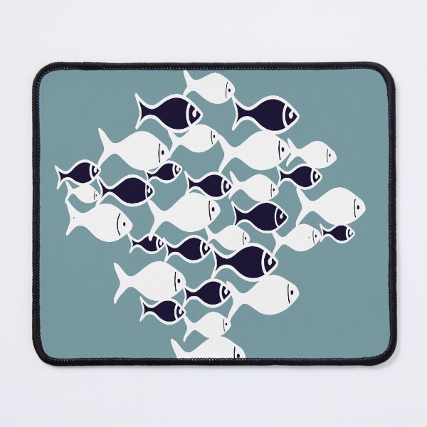 Item preview, Mid Century Modern Fish Abstract Art Cut Out 1 designed and sold by taiche.