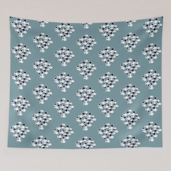 Item preview, Mid Century Modern Fish Abstract Art Cut Out 1 designed and sold by taiche.