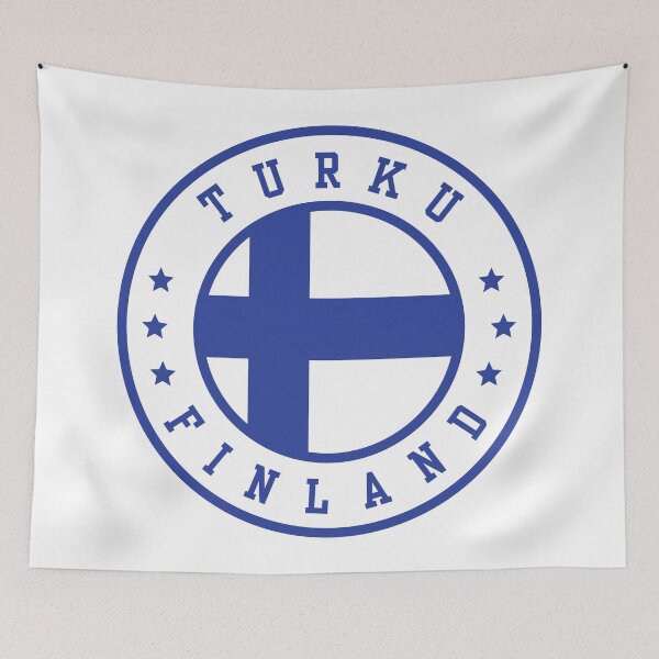 Item preview, Flag Tampere Finland Circular Emblem designed and sold by jeshands.
