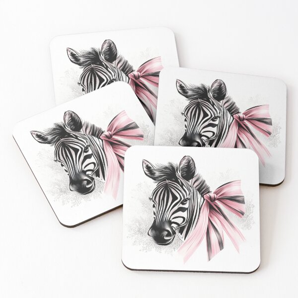 Item preview, Zebra with coquette bow designed and sold by Gadet100.