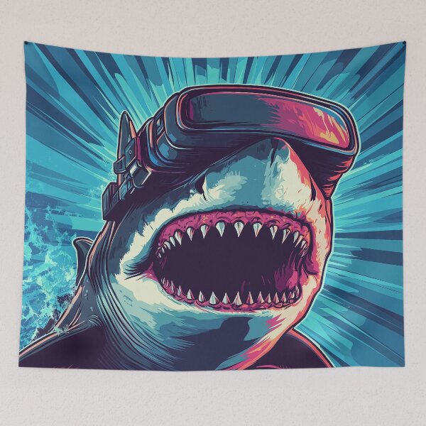 Item preview, VR Gamer Shark designed and sold by WaveVisions.