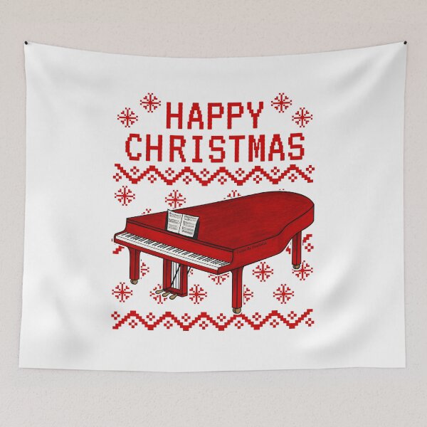 Item preview, Grand Piano Ugly Christmas Pianist Musician designed and sold by doodlerob.