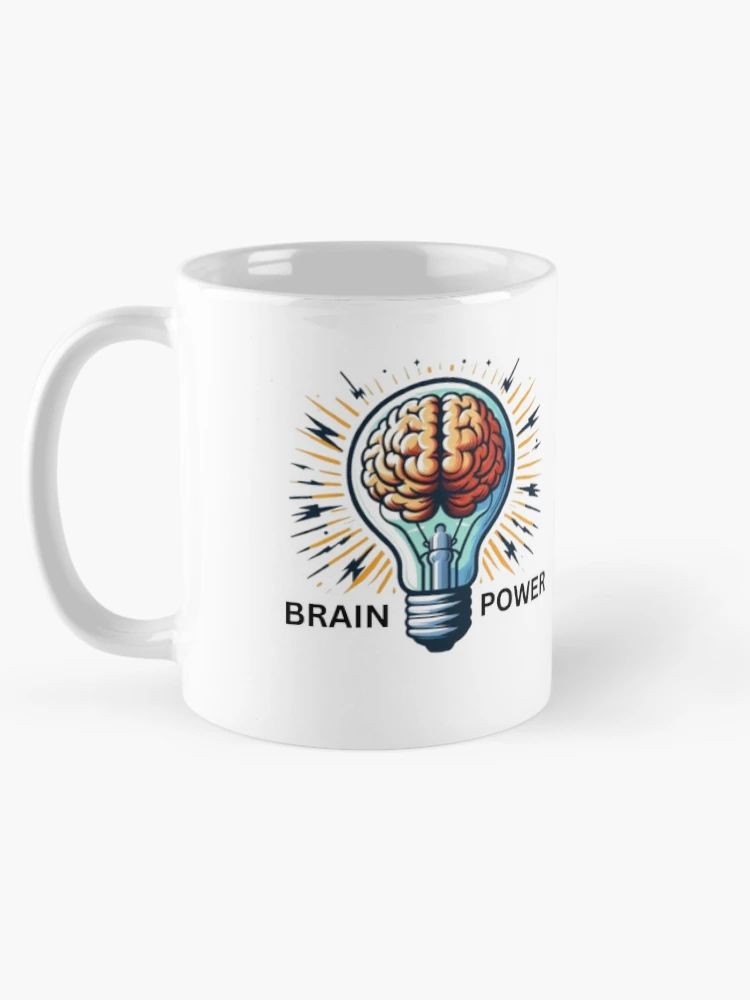 Thumbnail 5 of 6, Coffee Mug, Brain Power designed and sold by Monem-RASH.