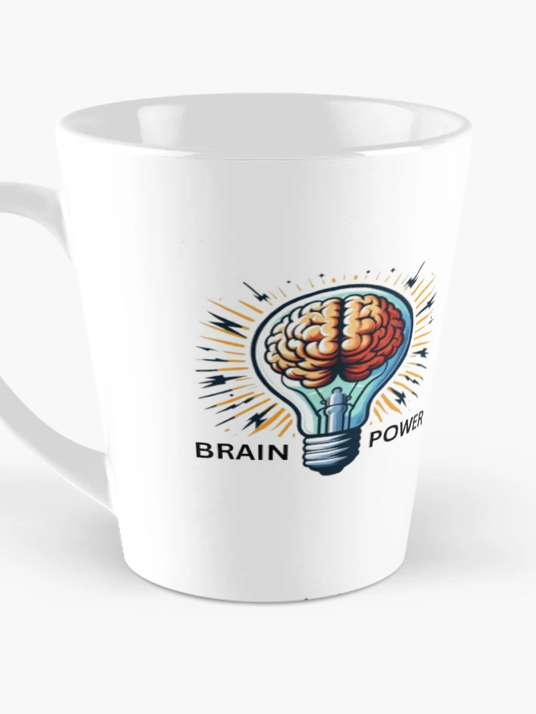 Thumbnail 3 of 4, Coffee Mug, Brain Power designed and sold by Monem-RASH.
